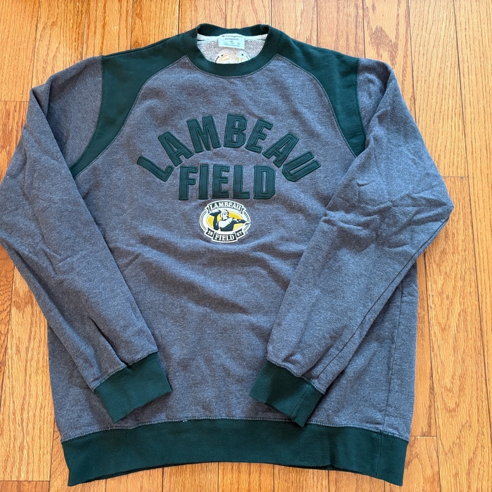 Vintage Green Bay Packers Gray Sweatshirt